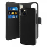 Puro iPhone 13/iPhone 14 Fodral Wallet Detachable 2 in 1 Svart