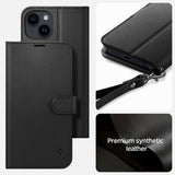 Spigen iPhone 13/iPhone 14 Fodral Wallet S Svart