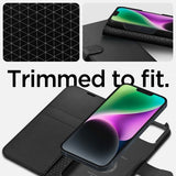 Spigen iPhone 13/iPhone 14 Fodral Wallet S Svart