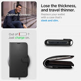 Spigen iPhone 13/iPhone 14 Fodral Wallet S Svart
