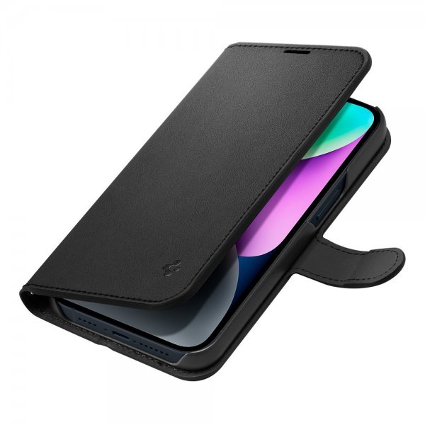 Spigen iPhone 13/iPhone 14 Fodral Wallet S Svart