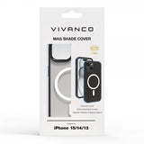 Vivanco iPhone 13/iPhone 14/iPhone 15 Skal Mag Shade Blå