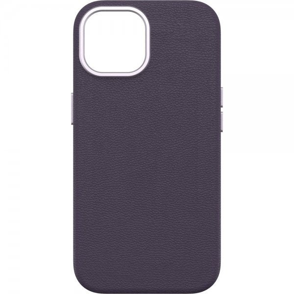 Otterbox iPhone 13/14/15 Skal Symmetry Cactus Leather MagSafe Plum Luxe