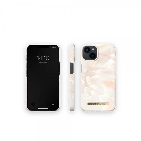 Ideal of Sweden iPhone 13/iPhone 14 Skal Fashion Case MagSafe Rose Pearl Marble