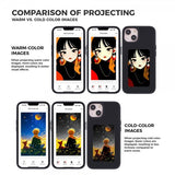 iPhone 13/iPhone 14 Skal med Inbyggd Display E Ink Case Svart