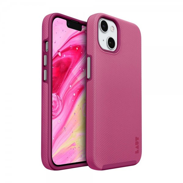LAUT iPhone 13/iPhone 14 Skal Shield Bubblegum Pink