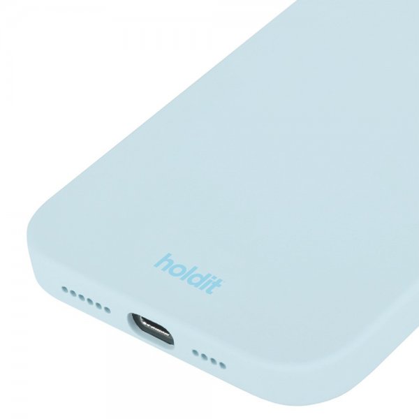 holdit iPhone 13/iPhone 14 Skal Silikon Mineral Blue