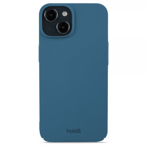 holdit iPhone 13/iPhone 14 Skal Slim Case Denim Blue