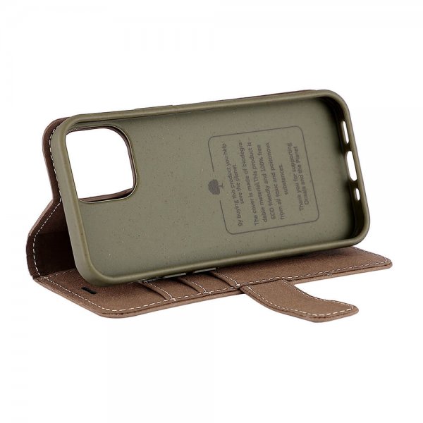 Onsala iPhone 13 Mini Fodral ECO Wallet Brun
