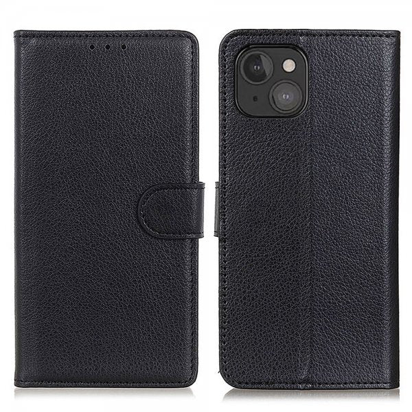 Nordic Covers iPhone 13 Mini Fodral Litchi Raven Black