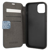 Guess iPhone 13 Mini Fodral Metal Logo Blå
