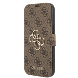 Guess iPhone 13 Mini Fodral Metal Logo Brun
