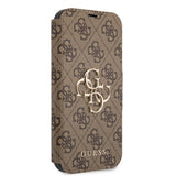 Guess iPhone 13 Mini Fodral Metal Logo Brun