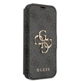 Guess iPhone 13 Mini Fodral Metal Logo Grå