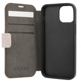Guess iPhone 13 Mini Fodral Metal Logo Rosa