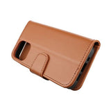 Rvelon iPhone 13 Mini Fodral Utfällbart Kortfack Brun