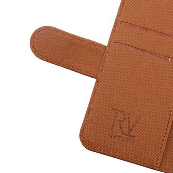 Rvelon iPhone 13 Mini Fodral Magnetiskt Avtagbart Skal Brun