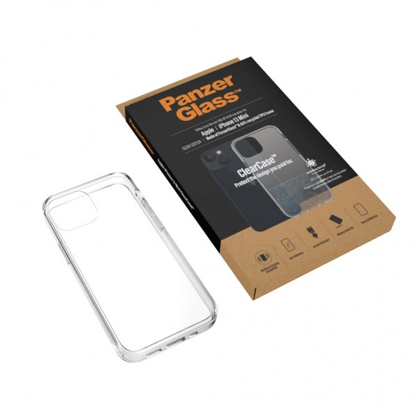PanzerGlass iPhone 13 Mini Skal ClearCase Transparent