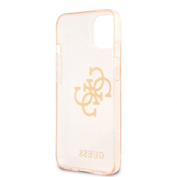 Guess iPhone 13 Mini Skal Full Glitter Guld