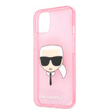 Karl Lagerfeld iPhone 13 Mini Skal Full Glitter Rosa