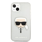 Karl Lagerfeld iPhone 13 Mini Skal Full Glitter Silver