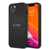 Guess iPhone 13 Mini Skal Hot Stamp Metal Logo Svart