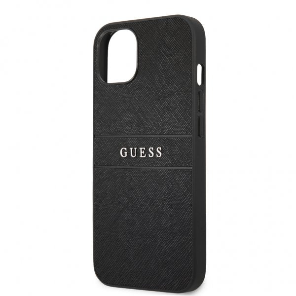 Guess iPhone 13 Mini Skal Hot Stamp Metal Logo Svart
