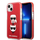 Karl Lagerfeld iPhone 13 Mini Skal Karl & Choupette Röd