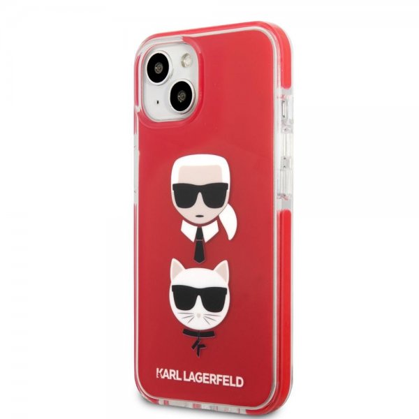 Karl Lagerfeld iPhone 13 Mini Skal Karl & Choupette Röd