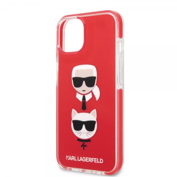 Karl Lagerfeld iPhone 13 Mini Skal Karl & Choupette Röd