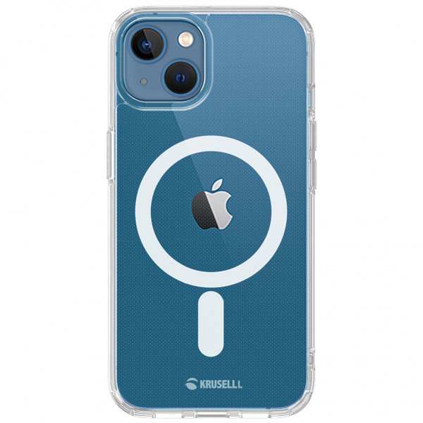Krusell iPhone 13 Mini Skal MagSafe Clear Cover Transparent