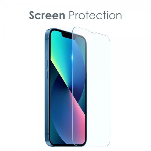 Northjo iPhone 13 Mini Skal med Skärmskydd och Kameraskydd 3-i-1