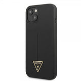 Guess iPhone 13 Mini Skal Metal Triangle Svart