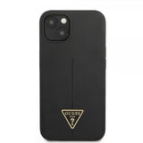 Guess iPhone 13 Mini Skal Metal Triangle Svart