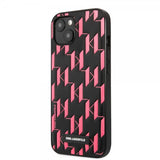 Karl Lagerfeld iPhone 13 Mini Skal Monogram Pattern Rosa