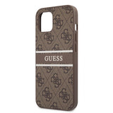 Guess iPhone 13 Mini Skal Printed Stripe Brun