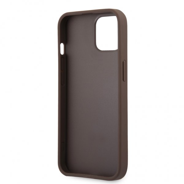 Guess iPhone 13 Mini Skal Printed Stripe Brun