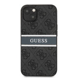 Guess iPhone 13 Mini Skal Printed Stripe Grå