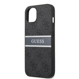 Guess iPhone 13 Mini Skal Printed Stripe Grå