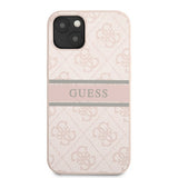 Guess iPhone 13 Mini Skal Printed Stripe Rosa