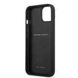 Ferrari iPhone 13 Mini Skal Real Carbon Metal Logo Svart