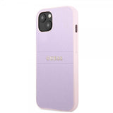 Guess iPhone 13 Mini Skal Saffiano Metal Logo Lila