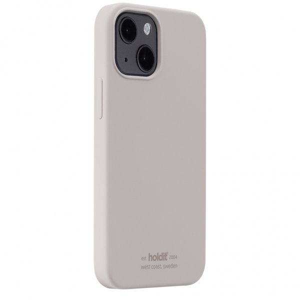holdit iPhone 13 Mini Skal Silikon Taupe