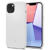 Spigen iPhone 13 Mini Skal Silicone Fit Vit