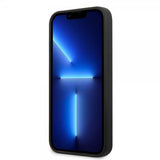 Guess iPhone 13 Mini Skal Silicone Metal Logo 4G Svart