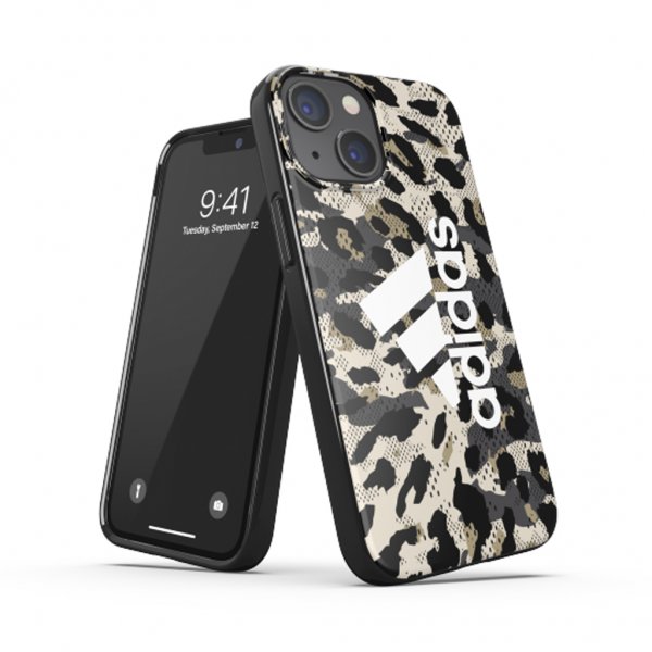 Adidas iPhone 13 Mini Skal Snap Case Leopard Beige