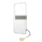 Guess iPhone 13 Mini Skal Stripe Charm Brun