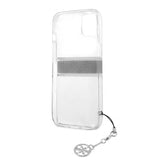Guess iPhone 13 Mini Skal Stripe Charm Grå