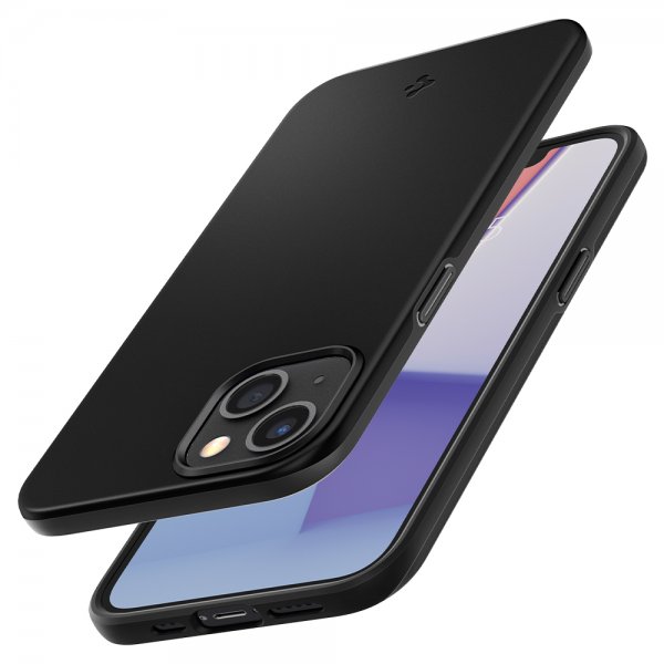 Spigen iPhone 13 Mini Skal Thin Fit Svart