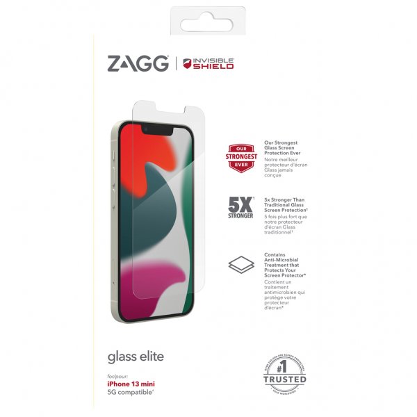 ZAGG InvisibleShield iPhone 13 Mini Skärmskydd Glass Elite